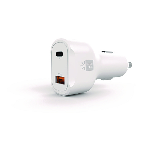 ByTech PD Car Charger, 60 W, Two 2 A Ports, White (CLPDV6105WT)