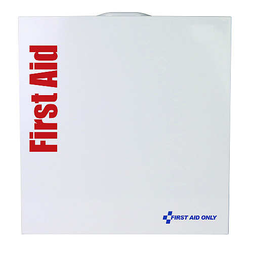 First Aid Only 91379 Large Metal SmartCompliance Food Service Cabinet ANSI B with No Medications, 337 Pieces, Metal Case