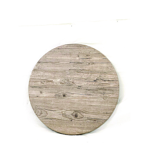 JMC Furniture Topalit Tables, Round, 24" dia x 42"h, Washington Pine Top, Black Aluminum Base/Legs (106A24R7)