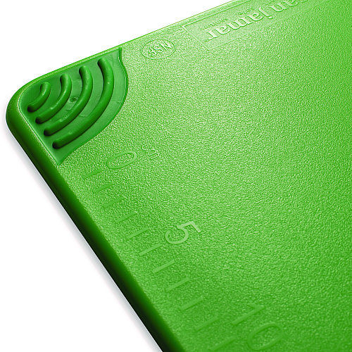 San Jamar Saf-T-Grip Cutting Board, 24 x 18 x 0.5, Green (CBG182412GN)