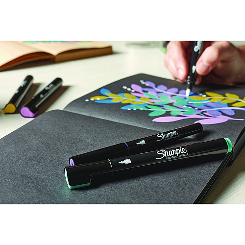 Sharpie Creative Markers, Medium Bullet Tip, Assorted Colors, 5/Pack (2196902)