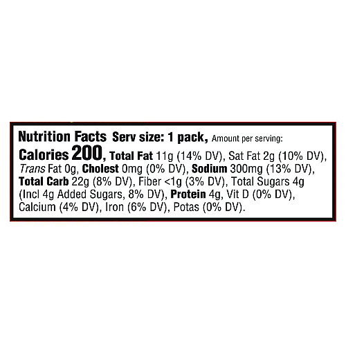 Nabisco Ritz Peanut Butter Cracker Sandwiches, 1.38 oz, 8/Pack (02104)
