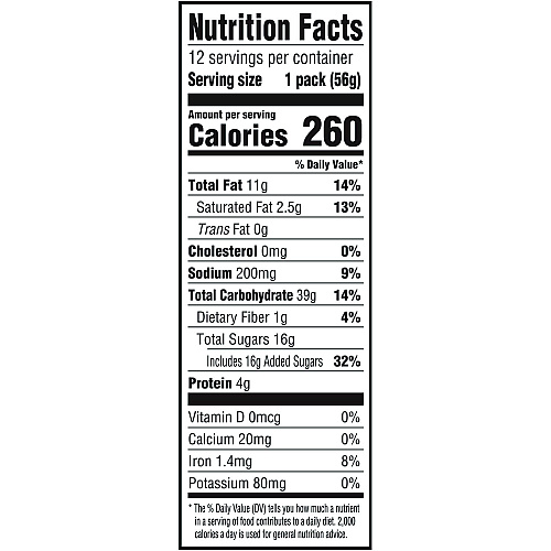 Nabisco Nutter Butter Cookies, 1.9 oz Pack, 48 Packs/Carton (03745)