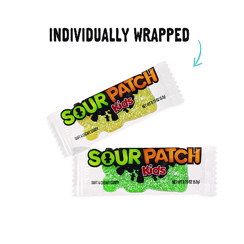Sour Patch Kids Fruit Flavored Candy, Grab-and-Go, 240-Pieces/Box (43147)