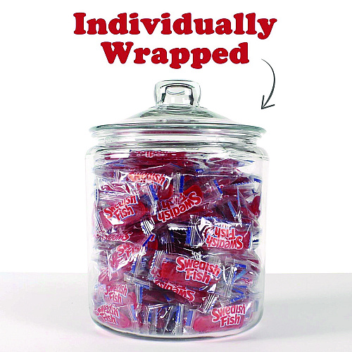 Swedish Fish Grab-and-Go Candy Snacks In Reception Box, 240-Pieces/Box (43146)