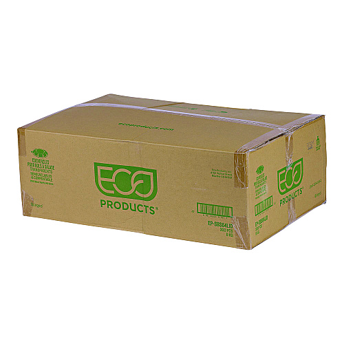 Eco-Products Salad Bowl Lids, Lids for 64 oz Squat Salad Bowls, 9.5" Diameter, Clear, Plastic, 300/Carton (EPSBS64LID)