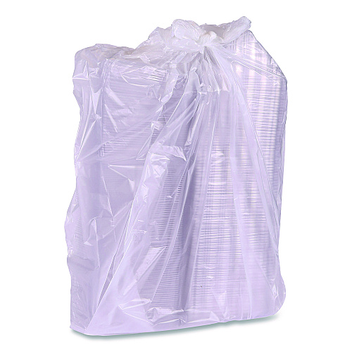 Eco-Products Compostable Takeout Wedge Sandwich Containers, 4.25 x 4.25 x 6.5 x 3, Clear, Plastic, 500/Carton (EPSWH3)