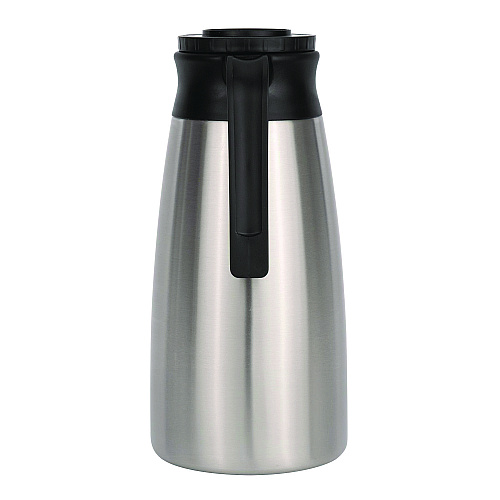 BUNN 1.9 Liter Thermal Pitcher, Stainless Steel/Black (VACPIT19)