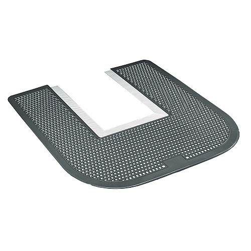 Impact Disposable Toilet Floor Mat, Nonslip, Orchard Zing Scent, 23 x 21.63, Gray, 6/Carton (1550CT)