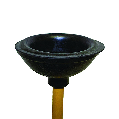 Impact Plunger, 20" Wood Handle, 6" dia (9201)