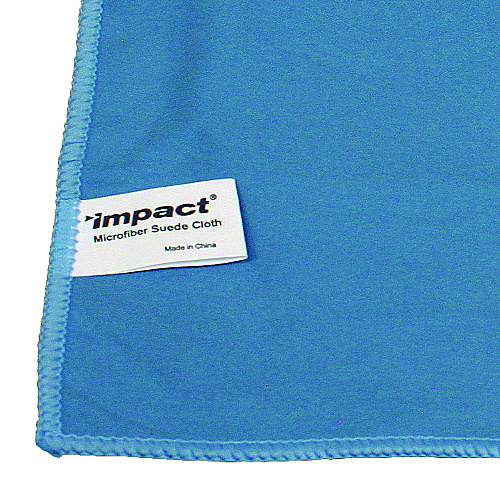Impact Lightweight Microfiber Cloths, 16 x 16, Blue, 12/Pack, 18 Packs/Carton (LFK100)