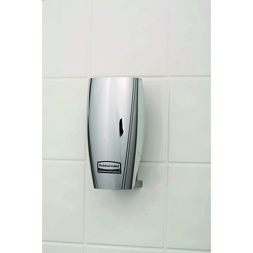 Rubbermaid Commercial TC TCell Odor Control Dispenser, 2.9" x 2.75" x 5.9", Chrome (1793548)
