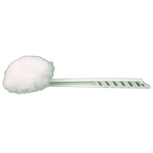 Impact Deluxe Toilet Bowl Mop, 10" Handle, 4.5" Mop Head, White, 25/Carton (2042591)