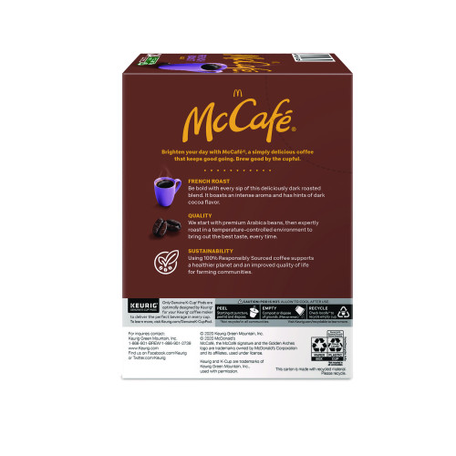 McCafe French Roast K-Cup, 24/BX (7466) | OfficeCrave.com