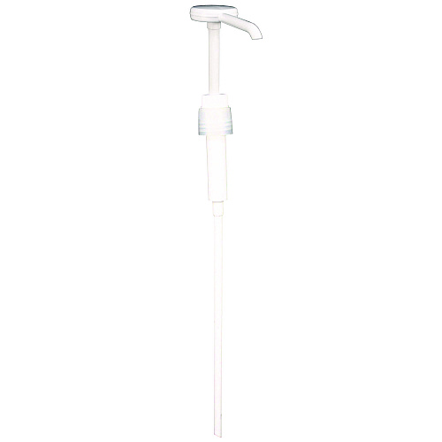 Impact Economy Plastic Dispensing Pump with Senior Rieke Adapter for 5 gal Pails and 38 mm Screwcap for 1 gal Jugs, White (904AEA)