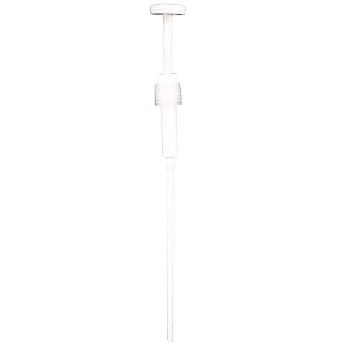 Impact Economy Plastic Dispensing Pump with Senior Rieke Adapter for 5 gal Pails and 38 mm Screwcap for 1 gal Jugs, White (904AEA)