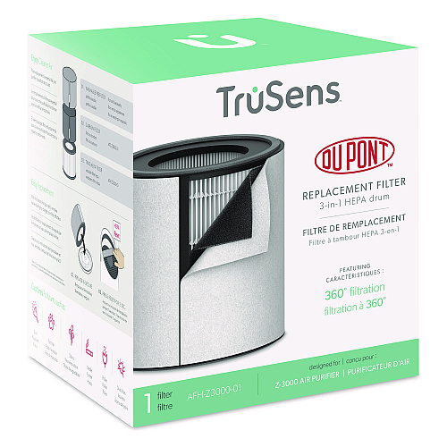 Carbon and HEPA Replacement Filters for TruSens Air Purifiers, 8.5 x 8.9 (AFHZ3000)