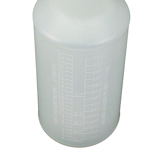 Impact Plastic Bottles with Graduations, 32 oz, Clear, 12/Carton (5032WGDZUN)