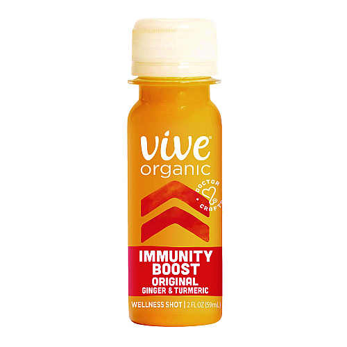 Vive Organic Immunity Boost, Ginger, 2 oz Bottle,12/Carton (34800001)
