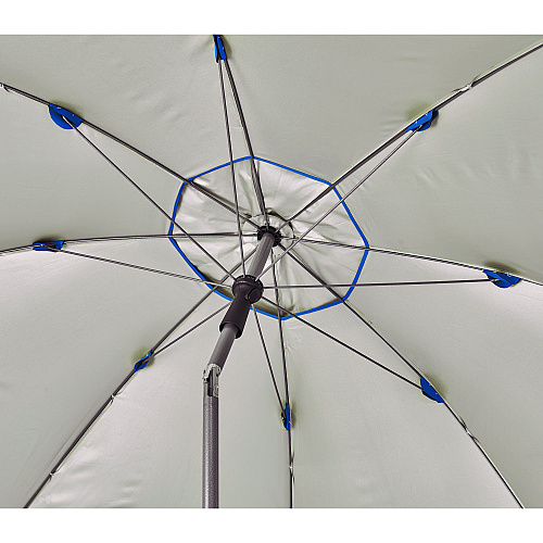 ergodyne Shax 6100 Lightweight Work Umbrella, 90" Span, 92" Long, Blue Canopy (12964)