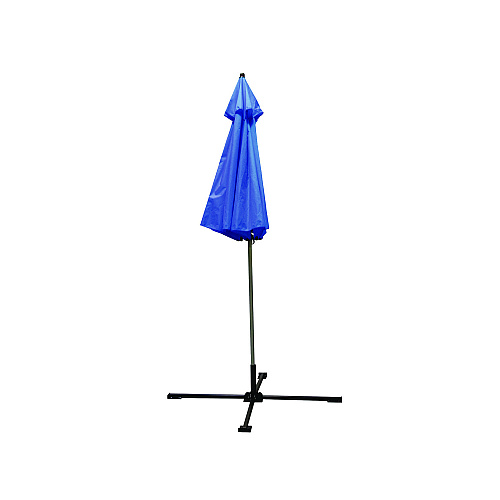 ergodyne SHAX 6199 Lightweight Work Umbrella and Stand Kit, 90" Span, 92" Long, Blue Canopy (12966)