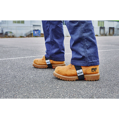 ergodyne 6317 Orange Ice Cleats Mid-Sole Heeled Boot, One Size Fits Most, Orange, Pair (16321)