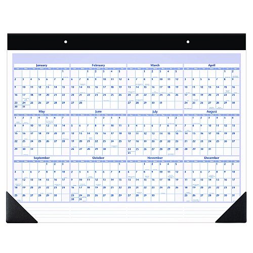 AT-A-GLANCE Desk Pad, 24 x 19, White Sheets, Black Binding, Black Corners, 12-Month (Jan to Dec): 2026 (SW23000)