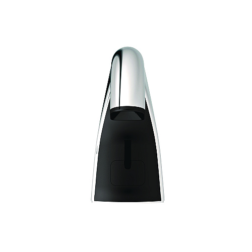 Rubbermaid Commercial TC OneShot Dispenser, 1,600 mL, 6.8 x 9.8 x 13.8, Polished Chrome/Black (401310)