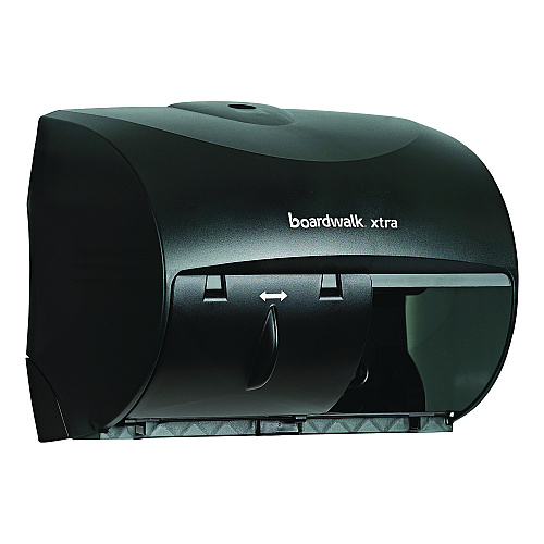 Boardwalk Xtra 2-Roll Controlled Bath Tissue Dispenser, 11.13 x 7.38 x 8.88, Translucent Black (BWK47GREEN)