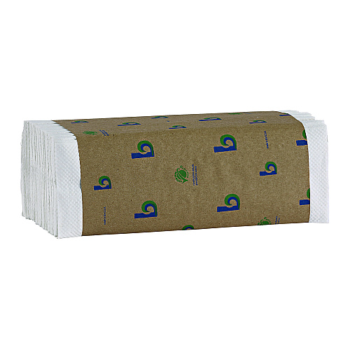 Boardwalk&reg; Green C-Fold Paper Towels, 1-Ply, White, 2400 Towels (BWK51GREENB)