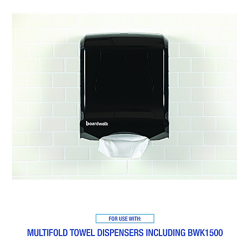 Boardwalk&reg; Green C-Fold Paper Towels, 1-Ply, White, 2400 Towels (BWK51GREENB)