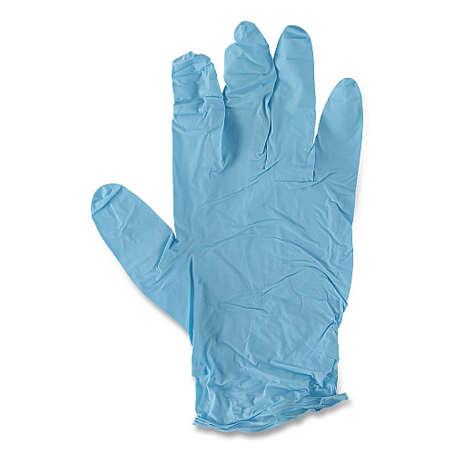 Boardwalk&reg; Disposable Food Service Nitrile Gloves, X-Large, Blue, 5 mil, 1000/Carton (BWK382XLCTA)