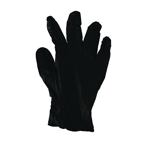 Boardwalk 396 Series Disposable General-Purpose Nitrile Gloves, Powder-Free, XX-Large, 4.4 mil Thick, 9.5" Long, Black, 100/Box (396XXLBXA)