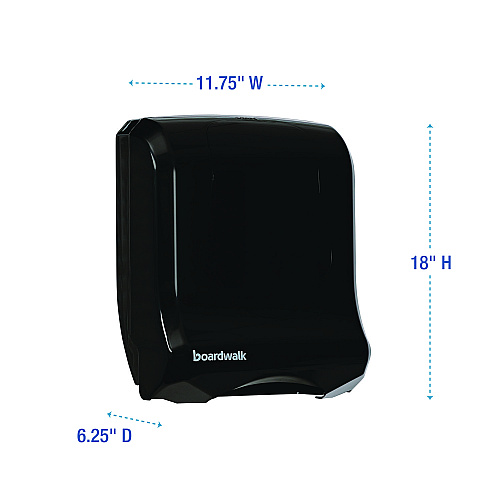 Boardwalk&reg; Ultrafold Paper Towel Dispenser, Black Pearl (BWK1500)