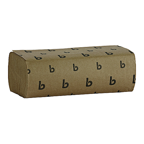 Boardwalk&reg; Multifold Paper Towels, 1-Ply, Brown, 4000 Towels (BWK6202)