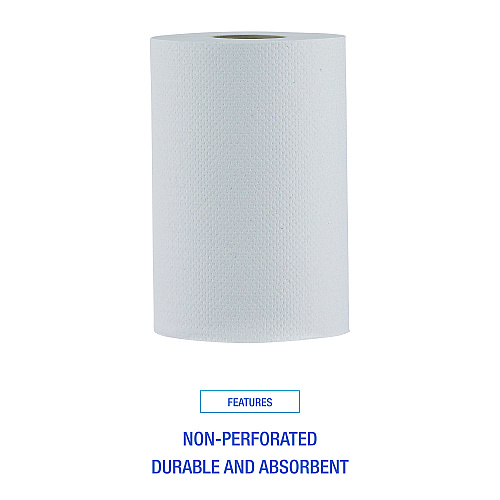 Boardwalk&reg; Hardwound Paper Towels, White, 350-ft., 12 Rolls (BWK6250)