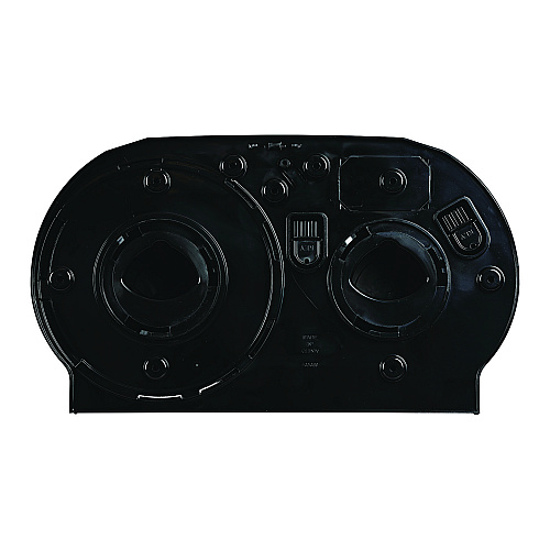 Boardwalk&reg; Jumbo Roll Toilet Paper Dispenser, 2 Rolls, Black (BWK1529)