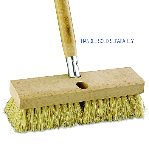 Boardwalk&reg; 10" Deck Brush Head, Hardwood, 2" Tampico Bristles, Each (BWK3210)