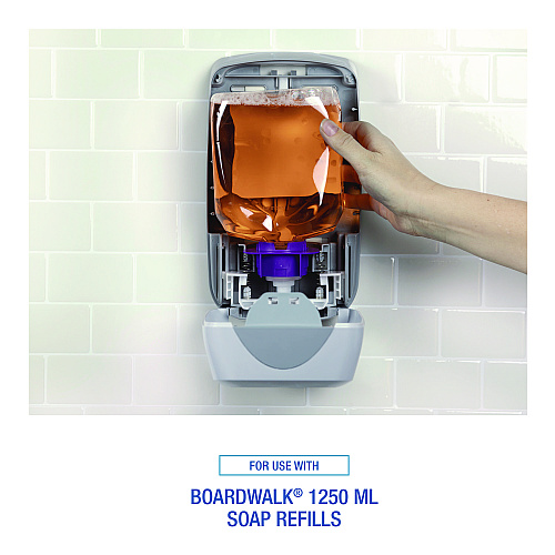 Boardwalk&reg; Soap Dispenser, 1,250 mL, 6.1 x 10.6 x 5.1, Gray (BWK8350)