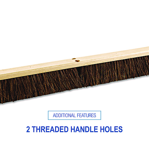 Boardwalk&reg; Floor Brush Head, 36" Head, Palmyra Bristles (BWK20136)