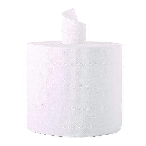 Windsoft Center-Flow Perforated Paper Towel Roll, 7.3 x 15, White, 6 Rolls/Carton (WIN1420B)