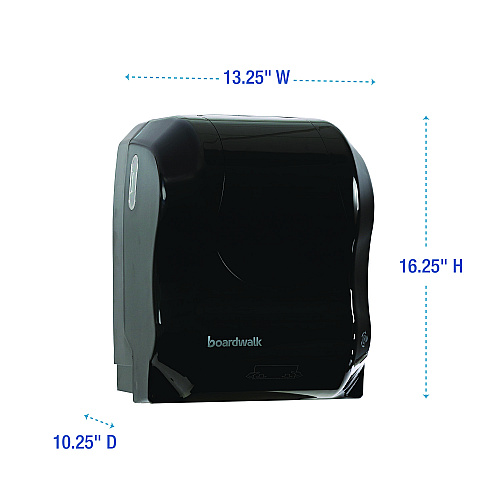 Boardwalk&reg; Hands Free Mechanical Towel Dispenser, Black (BWK1501)