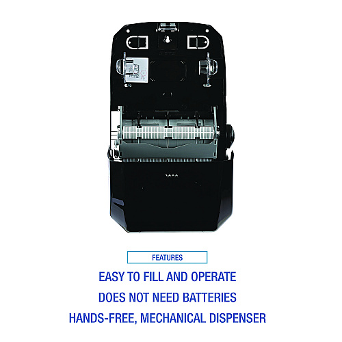 Boardwalk&reg; Hands Free Mechanical Towel Dispenser, Black (BWK1501)