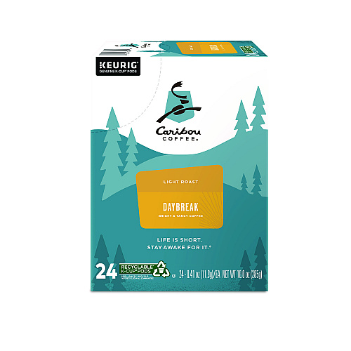 Caribou Coffee Daybreak Morning Blend Coffee K-Cups, 24/Box (6994)