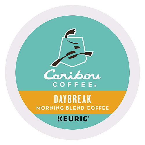 Caribou Coffee Daybreak Morning Blend Coffee K-Cups, 96/Carton (6994CT)