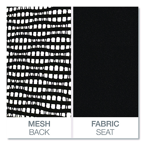Alera Faseny Series Big and Tall Manager Chair, Supports Up to 400 lbs, 17.48" to 21.73" Seat Height, Black Seat/Back/Base (ALEFN44B14)