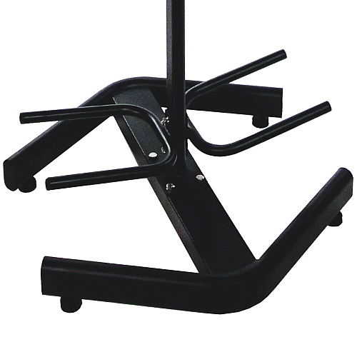 Champion Sports U-Ring Double Medicine Ball Tree, 28" x 28" x 60", Black (DTM1)