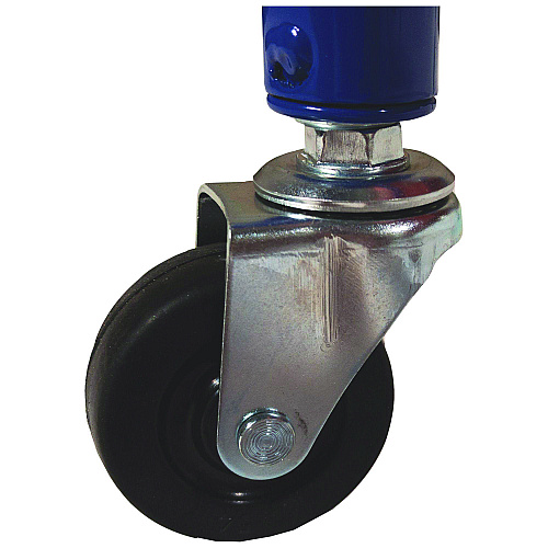 Champion Sports Heavy-Duty Deluxe Ball Cart, Metal, 132 lb Capacity, 17.5 x 59 x 35.75, Blue (BRC18)