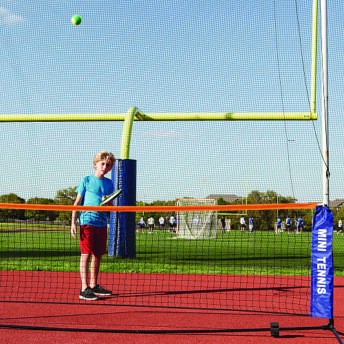 Champion Sports Mini Tennis Net Set, 2.8 ft x 10 ft (MTNSET)