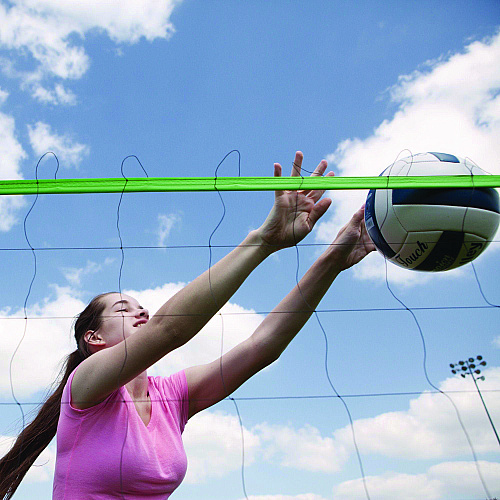 Champion Sports Deluxe Volleyball Set, Official-Size Volleyball, Volleyball Net (VBSET)
